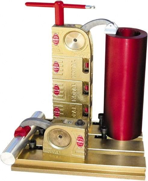 Mitee-Bite - 59 Lb-Ft Holding Capacity, 5-1/2" Max Opening Capacity, 3,500 Lb Clamping Pressure, Manual Hold Down Clamp - 2-3/8" Arm Length, 4-1/4" Clamp Length, 1-9/16" Clamp Width, 3-1/2" Clamp Height, T-Slot Mount, Steel - Americas Industrial Supply