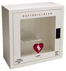 Allegro - Metal Defibrillator Case - 20-1/4 Inch Wide x 20-1/4 Inch High x 9-1/4 Inch Deep, Wall Mount - Americas Industrial Supply