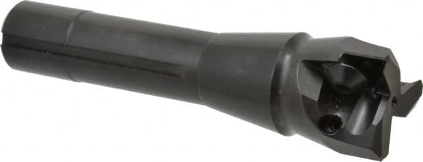 Value Collection - 1-1/2" Cut Diam, 0.656" Max Depth of Cut, 5-37/64" OAL, Indexable Square Shoulder End Mill - TPC 32..., TPG 32., TPU 32. Inserts, R8 - Americas Industrial Supply