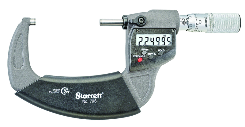 #796.1XFL-4 IP67 3 - 4"/75-100mm Electronic Outside Micrometer - Americas Industrial Supply