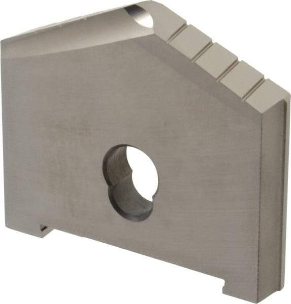 Allied Machine and Engineering - 3" Diam x 7/16" Thick, Seat Code E, 130° Included Angle Spade Drill Insert - Uncoated Powdered Metal, Powdered Metal, Series E - Americas Industrial Supply