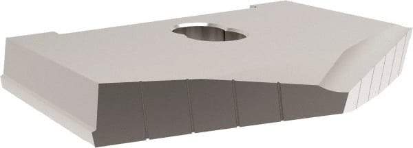 Allied Machine and Engineering - 6-1/2" Diam x 11/16" Thick, Seat Code H, 130° Included Angle Spade Drill Insert - Uncoated Powdered Metal, Powdered Metal, Series H - Americas Industrial Supply