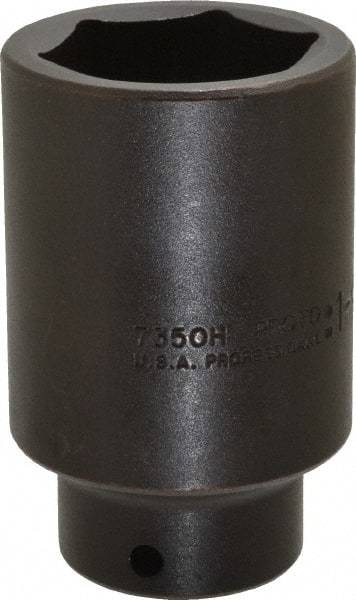 Proto - 1/2" Drive 1-9/16" Deep Impact Socket - 6 Points, 3-1/2" OAL - Americas Industrial Supply