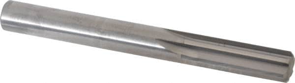 Hertel - 11mm Solid Carbide 6 Flute Chucking Reamer - Straight Flute, Straight Shank, 1-3/8" Flute Length, 4" OAL - Americas Industrial Supply