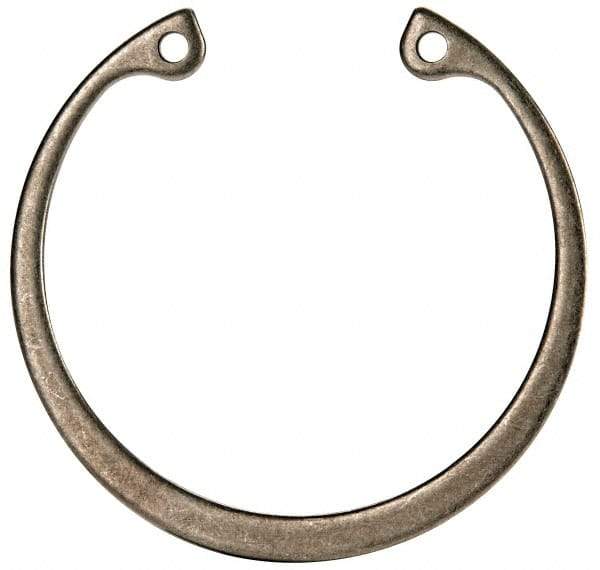 Rotor Clip - 0.062" Thick, Passivated Finish, Stainless Steel Snap Internal Retaining Ring - 0.068" Groove Width, 0.057" Groove Depth, 1.989" Groove Diam, Grade 15-7 Grade 632 - Americas Industrial Supply