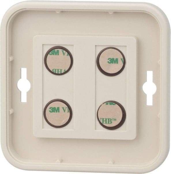 NMC - 12 Inch Wide x 12 Inch High Sign Compatibility, Plastic Round Sign Frame - Almond - Americas Industrial Supply