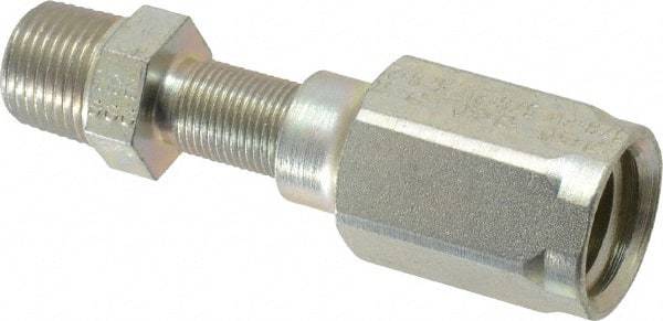 Parker - 3/8-18 Thread Hydraulic Hose Fitting - -6 Hose Size, 3/8" Hose Diam - Americas Industrial Supply