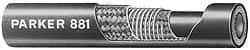 Parker - -16 Hose Size, 1" ID, 250 psi Work Pressure Hydraulic Hose - Synthetic Rubber, -40°F to 257°F - Americas Industrial Supply