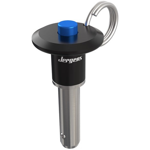 1″ Pin Diameter, 3″ Grip Length, Button Handle Kwik-Lok Pin, 17-4 PH Stainless Steel