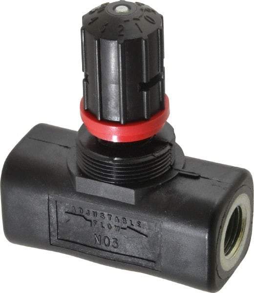 ARO/Ingersoll-Rand - 3/8" NPT Inline Needle Valve Valve - 0 to 200 psi - Americas Industrial Supply