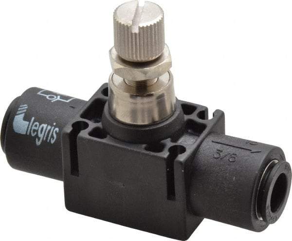 Legris - 3/8" Tube OD Inline Flow Control Valve - Americas Industrial Supply