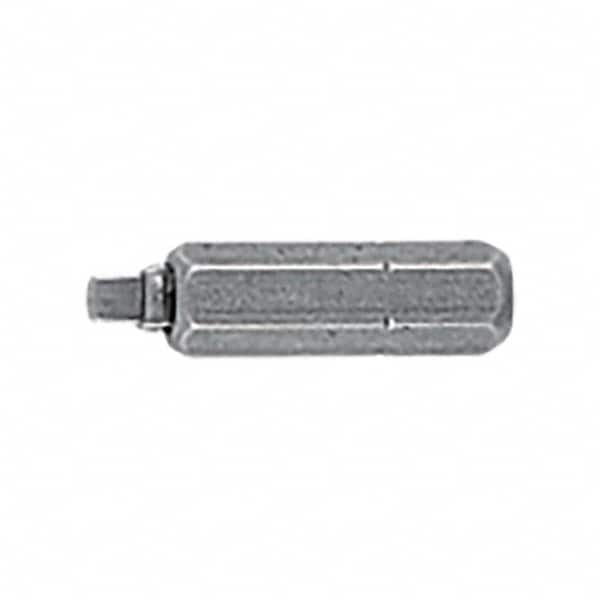 DeWALT - 1/4" Drive, #2 Square Recess Screwdriver Bit - 1" OAL - Americas Industrial Supply