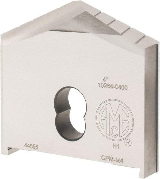 Allied Machine and Engineering - 4" Diam x 11/16" Thick, Seat Code H, 130° Included Angle Spade Drill Insert - Uncoated Powdered Metal, Powdered Metal, Series H - Americas Industrial Supply