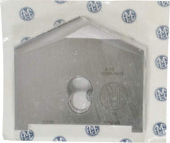 Allied Machine and Engineering - 4-1/2" Diam x 11/16" Thick, Seat Code H, 130° Included Angle Spade Drill Insert - Uncoated Powdered Metal, Powdered Metal, Series H - Americas Industrial Supply