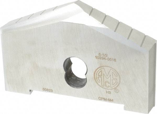 Allied Machine and Engineering - 5-1/2" Diam x 11/16" Thick, Seat Code H, 130° Included Angle Spade Drill Insert - Uncoated Powdered Metal, Powdered Metal, Series H - Americas Industrial Supply