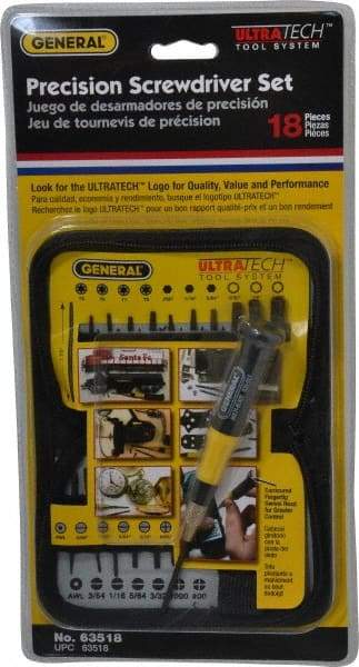 General - 17 Piece Bit Screwdriver - Americas Industrial Supply