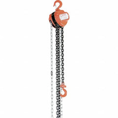 Vestil - 1,000 Lb Lifting Capacity, 20' Lift Height, Hand Hoist - Made from Chain - Americas Industrial Supply