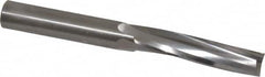 Onsrud - 1/2" Cutting Diam x 2-1/8" Length of Cut, 3 Flute, Upcut Spiral Router Bit - Uncoated, Right Hand Cut, Solid Carbide, 4-1/2" OAL x 1/2" Shank Diam, Three Edge, 10° Helix Angle - Americas Industrial Supply