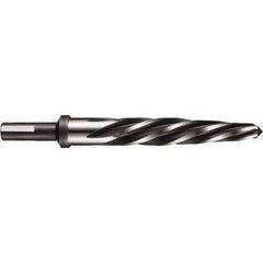 DORMER - 1" Reamer Diam, 1/2" Diam Straight Shank, 4-9/16" Flute, Car Reamer - Americas Industrial Supply