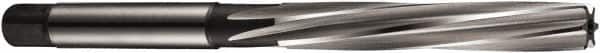 DORMER - 0.197" Diam, Straight Shank, 44mm Flute, Hand Reamer - Spiral Flute, 3.43" OAL, Left Hand Spiral, Right Hand Cut, 6 Flutes, High Speed Steel - Americas Industrial Supply