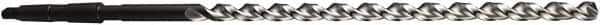 DORMER - 30mm, 3MT 130° Point High Speed Steel Taper Shank Drill Bit - Bright/Oxide Finish, 305mm Flute Length, 460mm OAL, Parabolic Flute, Series A951 - Americas Industrial Supply