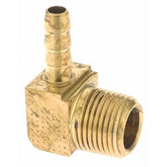 Parker - 3/8 MNPT Thread Hose Barb x Male NPT 90° Elbow - Americas Industrial Supply