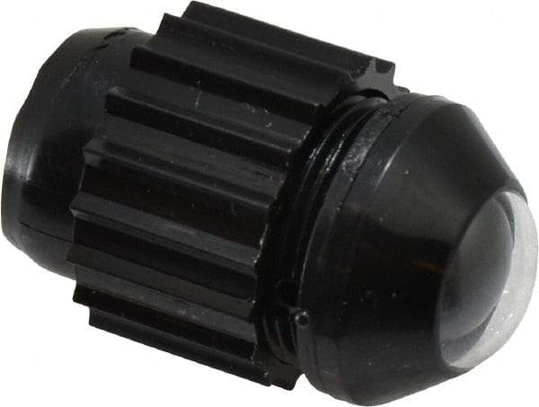 Norgren - 10-32 Female UNF Bottom Rotowink Pressure Indicator - 1 to 15 psiG, Black Unactuated Color & Green Actuated Color - Americas Industrial Supply