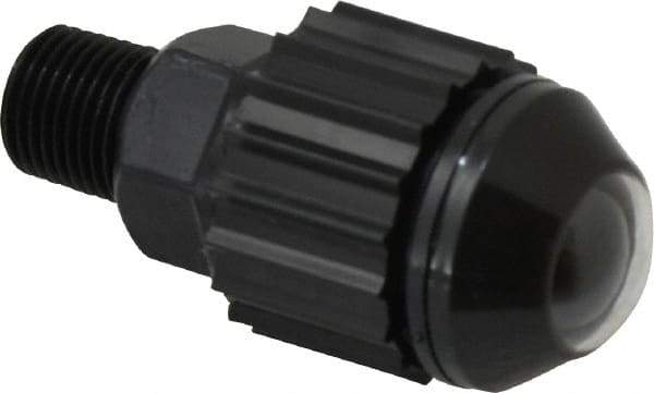 Norgren - 1/8" Male NPTF Bottom Rotowink Pressure Indicator - 15 to 150 psiG, Black Unactuated Color & Green Actuated Color - Americas Industrial Supply