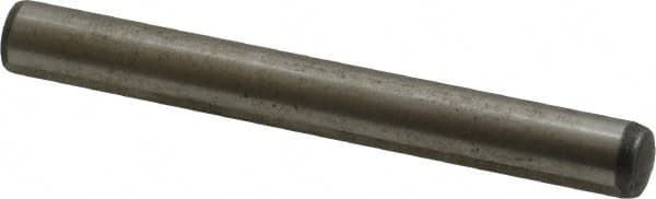 Value Collection - 8mm Diam x 70mm Pin Length Alloy Steel Pull Out Dowel Pin - C 57-63 Hardness, 1 Rounded & 1 Threaded End - Americas Industrial Supply