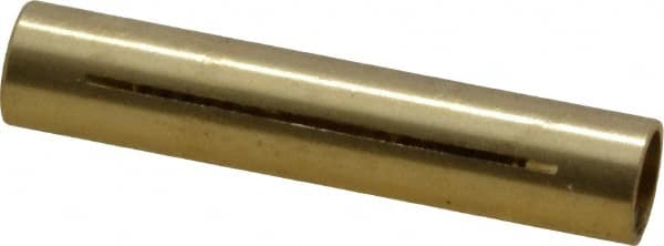 Made in USA - 1/8" Diam Select Replacement Through Hole Barrel - 0.6" Barrel Length, Eccentric Slot - Americas Industrial Supply