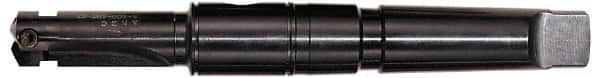 Allied Machine and Engineering - Series D, 2 to 2-7/8" Diam, 5MT Taper Shank, Straight Flute Spade Drill - 9" Max Depth, 11-15/16" Body Length, 16-13/16" OAL, Standard Length, Through Coolant - Americas Industrial Supply