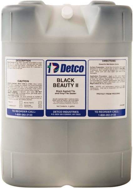 Detco - 5 Gal Container Finish - Use on Resilient Flooring - Americas Industrial Supply