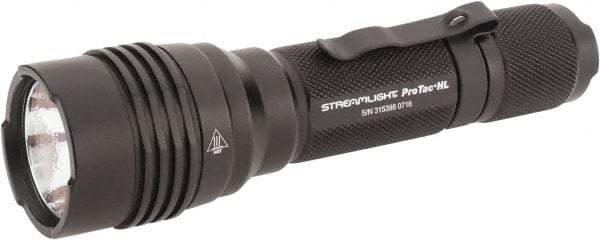 Streamlight - White LED Bulb, 750 Lumens, Industrial/Tactical Flashlight - Black Aluminum Body, 2 CR123A Lithium Batteries Included - Americas Industrial Supply