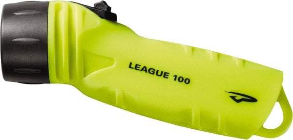Princeton Tec - White LED Bulb, 350 Lumens, Industrial/Tactical Flashlight - Neon Yellow Plastic Body, 4 AA Alkaline Batteries Included - Americas Industrial Supply