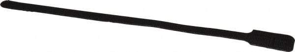SpeedTech - 11" Long Black Nylon & Polyethylene Hook & Loop Strap - 40 Lb Tensile Strength - Americas Industrial Supply