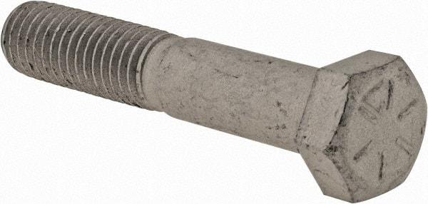 Armor Coat - 1/2-13 UNC, 2-3/4" Length Under Head Hex Head Cap Screw - Partially Threaded, Grade 8 Steel, 3/4" Hex - Americas Industrial Supply