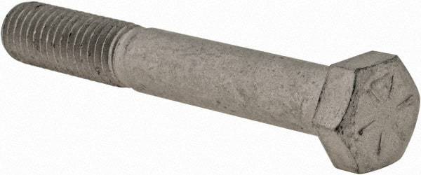 Armor Coat - 1/2-13 UNC, 3-1/2" Length Under Head Hex Head Cap Screw - Partially Threaded, Grade 8 Steel, 3/4" Hex - Americas Industrial Supply