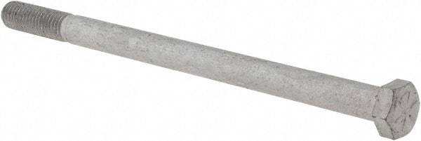 Armor Coat - 1/2-13 UNC, 8" Length Under Head Hex Head Cap Screw - Partially Threaded, Grade 8 Steel, 3/4" Hex - Americas Industrial Supply