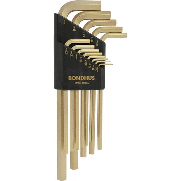 Bondhus - Hex Key Sets Tool Type: Hex Handle Type: L-Key Long Arm - Americas Industrial Supply