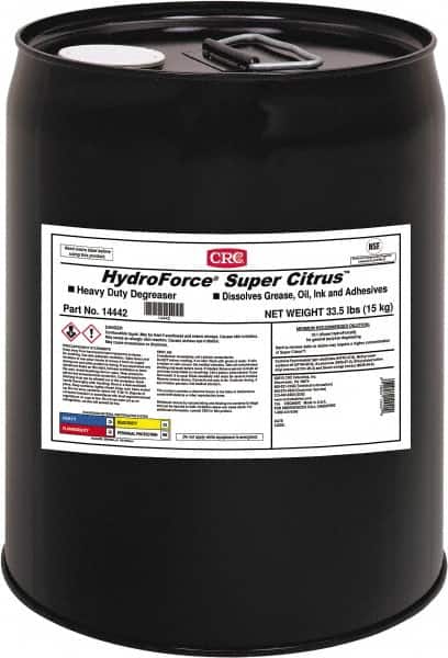 CRC - 5 Gal Bucket Cleaner/Degreaser - Liquid, Citrus - Americas Industrial Supply