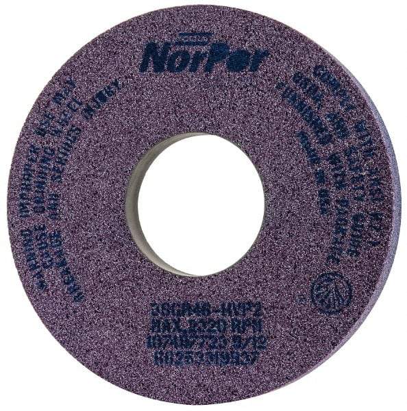 Norton - 14" Diam x 5" Hole x 2" Thick, H Hardness, 46 Grit Surface Grinding Wheel - Ceramic, Type 5, Coarse Grade, 2,320 Max RPM, Vitrified Bond, One-Side Recess - Americas Industrial Supply