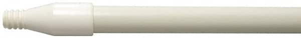 Weiler - 60 x 0.0833" Fiberglass Squeegee Handle - Threaded Connection, White - Americas Industrial Supply