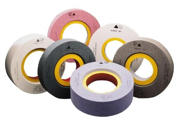 Camel Grinding Wheels - 20" Diam x 8" Hole x 3" Thick, I Hardness, 46 Grit Surface Grinding Wheel - Aluminum Oxide, Type 7, Coarse Grade, 1,241 Max RPM, Vitrified Bond, Two-Side Recess - Americas Industrial Supply