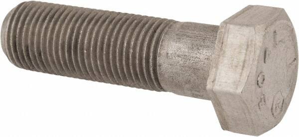 Made in USA - 1/2-20 UNF, 1-3/4" Length Under Head Hex Head Cap Screw - Grade 18-8 Stainless Steel, Uncoated, 3/4" Hex - Americas Industrial Supply