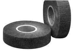 3M - 8" Diam Aluminum Oxide Finishing Flap Wheel - 3" Hole, 2" Wide, Density 7, Nonwoven, Fine Grade, 3,200 Max RPM - Americas Industrial Supply