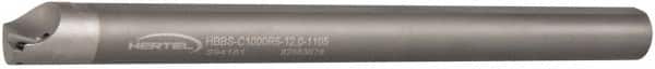 Hertel - 1.105" Min Bore Diam, 12" OAL, 1" Shank Diam, HBBS Indexable Boring Bar - 10" Max Bore Depth, TD.., TP.. Insert, Screw Holding Method - Americas Industrial Supply