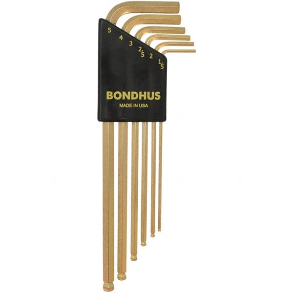 Bondhus - Hex Key Sets Tool Type: Hex Handle Type: L-Key Long Arm - Americas Industrial Supply
