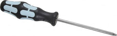 Wera - T10 Torx Driver - 80mm Blade Length, Ergonomic Handle - Americas Industrial Supply
