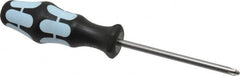 Wera - #2, 8-1/4" OAL, Standard Phillips Screwdriver - 4" Blade Length, Round Shank, Ergonomic Handle - Americas Industrial Supply