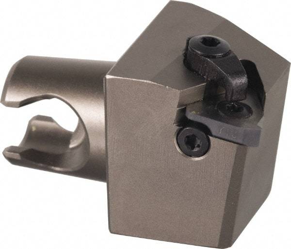 Kennametal - Insert Style LT 16ER, 30mm Head Length, Right Hand Cut, External Modular Threading Cutting Unit Head - System Size KM25, 16mm Center to Cutting Edge, Series LT Threading - Americas Industrial Supply